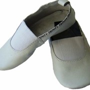 Чешки модель 3 белые. Детская танцевальная обувь из натуральной кожи
