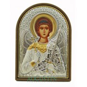 Икона Ангел Хранитель (основа пластик золотой декор) 4*5,6см