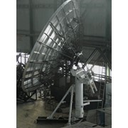 Антенная система, диаметр - 7,3 м (7,3m Antenna) - профессиональная приемо-передающая антенная система для работы с геостационарными спутниками, и системами наведения разной конфигурации. фотография