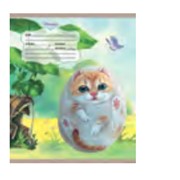 Тетрадь на скрепке Чудесные кошки,12 листов фото