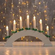 Светильник “Рождественская горка со свечами“ фото