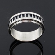 Серебряное кольцо “Industrial“ от WickerRing фото