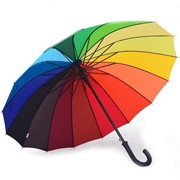 Зонт Радуга (трость) фото