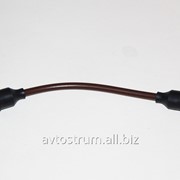 Провод медный коричневый сечением 0,75 мм.кв, наконечник латунный, защитный колпачек ЭПДМ Тип 5 длинна 35 см