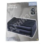 Односпальная надувная кровать Intex (встроенный электронасос)