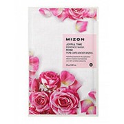 Тканевая маска для лица с экстрактом лепестков розы (Joyful time essence mask rose) Mizon | Мизон 23г фотография