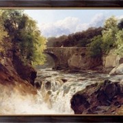Картина Водопад рядом с Нит, Южный Уэльс, Смит, Джон Брендон фотография
