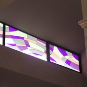 Витражи пленочные фото