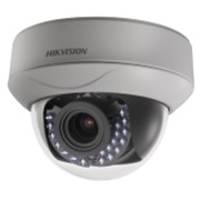DS-2CE56D1T-VFIR Уличная HD TVI видеокамера купольная (с разрешением 1080p, ИК-подсветкой до 30 м. и вариообъективом 2.8-12мм) Hikvision