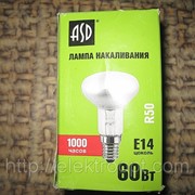 Лампа ASD R50 60Вт Е14 MT (10/100)