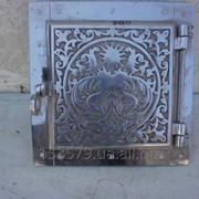 Дверца топочная (ПР) (алюминиевое литье)+ поддувальная (КОМПЛЕКТ) фото
