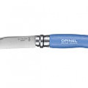 Нож Opinel серии Tradition Colored №07, клинок 8см, нерж.сталь, рукоять-граб, цвет голубой (6 шт./уп.)
