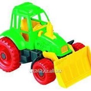 Автотранспортная игрушка Трактор с грейдером Нордпласт фотография