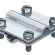 Крестовой соединитель провода 8-10мм с подключением к полосе заземления фото