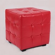 Банкетка (пуфик) кубик в прихожую с сиденьем, для магазина, в спальню, мягкая. PF-074 фото