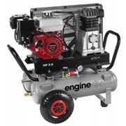 Компрессор EngineAIR B3800B/11+11 5.5HP (330л/мин_11л+11л_10бар_4кВт_мобильный_бензин)