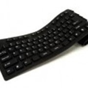 Гибкая силиконовая USB-клавиатура, сокращенная раскладка фото