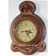 Часы в деревянном корпусе модель №12 фотография
