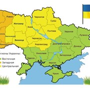 Стенд Cимволы с картой Украины