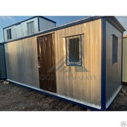 Бытовка металлическая БК-01 6х2.4 м строительная фото