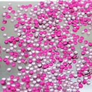 Металлостразы круглые. Розовые 2мм. (100шт) фото