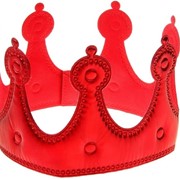 Аксессуар для праздника Сималенд Корона сказочная Принцесса красная фотография