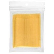 Микрощеточки, размер L, 90-100шт в пакете (02 желтые) IRISK professional фотография