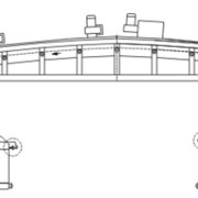 Кашировальная машина для холодного клеевого скрепления материалов и последующей горячей припрессовки материалов PE, PP, HDPP, PVC, Paper(бумага),ALфольга, модель PU-GF-В600-800-1000 фотография