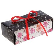 Коробка для сладостей “Цветы на белом“ 15 х 7 х 5 см 1 шт. фото