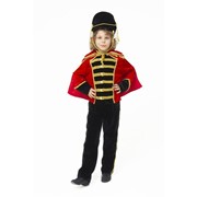 Детский карнавальный костюм «Гусар», бархат, размер 32, 122 см фотография