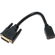 Переходник DVI 25M - HDMI-F папа-мама BC-HDF-2DVI, кабель 0.1м фото