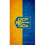 Виниловая наклейка на телефон М Флаг Украины