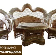 Качественная плетеная мебель из лозы фото