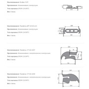 Упротнители из ПВХ и резины для алюминиевых, деревянных и металопластиковых конструкций окон и дверей