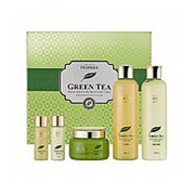 Набор увлажняющих премиум-средств с зеленым чаем Premium Green Tea Total Solution 5 Set Deoproce