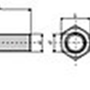 Болт DIN 608M12x1,75x35 с шестигранной гайкой