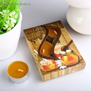 Набор чайных свечей ароматизированных «Мёд», 12 г, 6 штук фотография