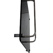 Полотенцесушитель стеклокерамический HGlass 5070 В, цвет черный фото