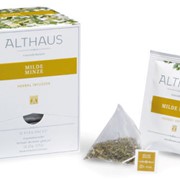 Чай травяной в пирамидках Althaus Milde Minze 15 шт*1,75 г фотография