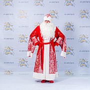 Дед Мороз "Боярский" красный. Новогодний костюм