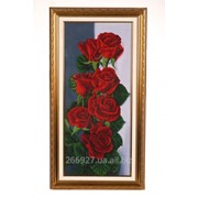 Картина "Розы" вышитая бисером