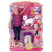 Barbie ухаживает за кошкой BDH76 фотография