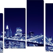 Модульная картина Мост Нью-Йорк, Неизвестен фотография