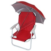 Кресло раскладное с зонтом 52х39.5х65.5см фотография