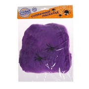 Прикол «Фиолетовая паутина», 2 паука фото
