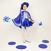 Карнавальный костюм Дождик (Тучка) с накидкой, головным убором и капелькой фото