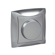 ДУЭТ Диммер поворотный 300Вт серебро 169992950 фото