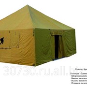 Палатка брезентовая, палатка лагерная десятиместная, (22 кв.м.) 10ПБ-22, Палатка брезентовая лагерная десятиместная
