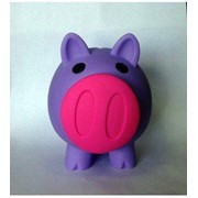 Копилка Свинья Happy Piggy 12 см (фиолетовая)