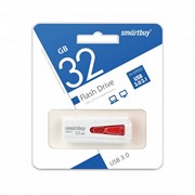Флешка SmartBuy Iron White-Red 32Gb (SB32GBIR-W3) фото